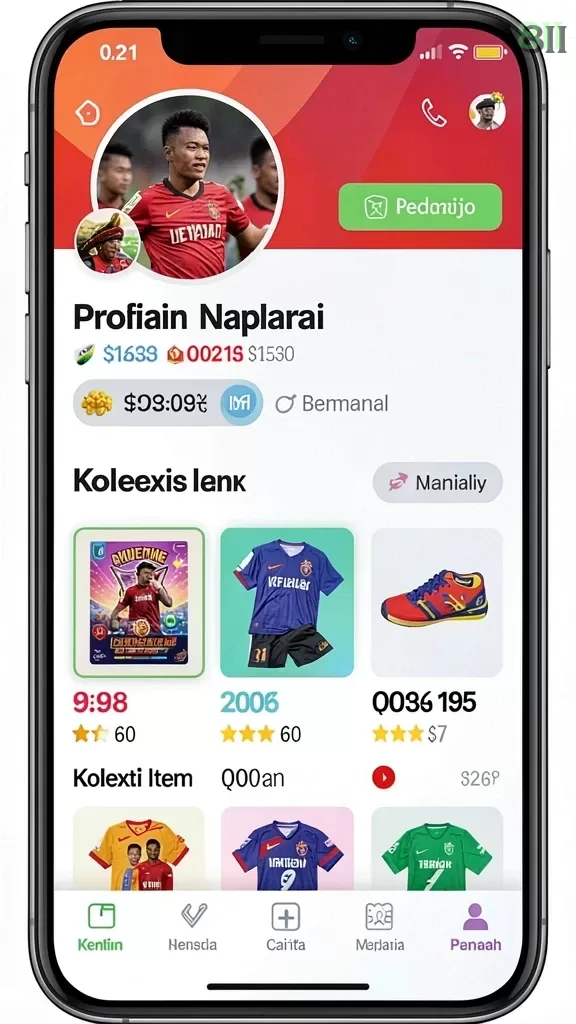 Cuplikan layar MEGA77 — halaman utama